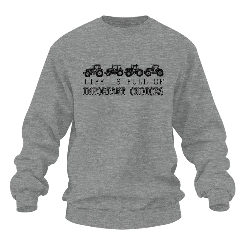 Image of Life Is Full Of Important Choices 9 - Unisex Heavy Blend™ Crewneck Sweatshirt