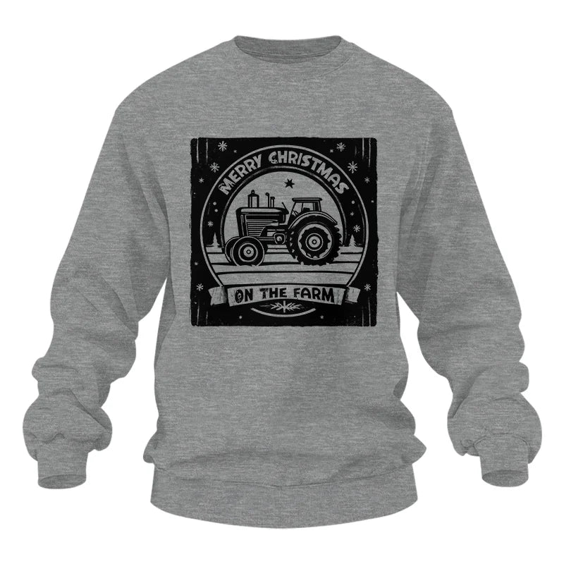 Image of Merry Chritmas On The Farm 5 - Unisex Heavy Blend™ Crewneck Sweatshirt