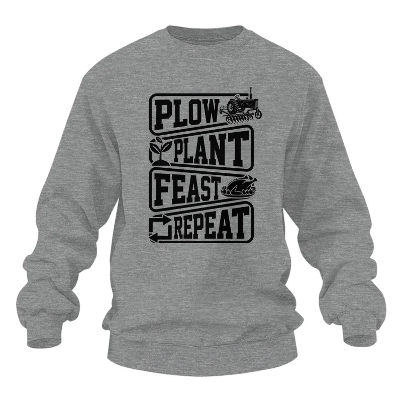 Plow Plant Feast Repeat 1 - Unisex Heavy Blend™ Crewneck Sweatshirt