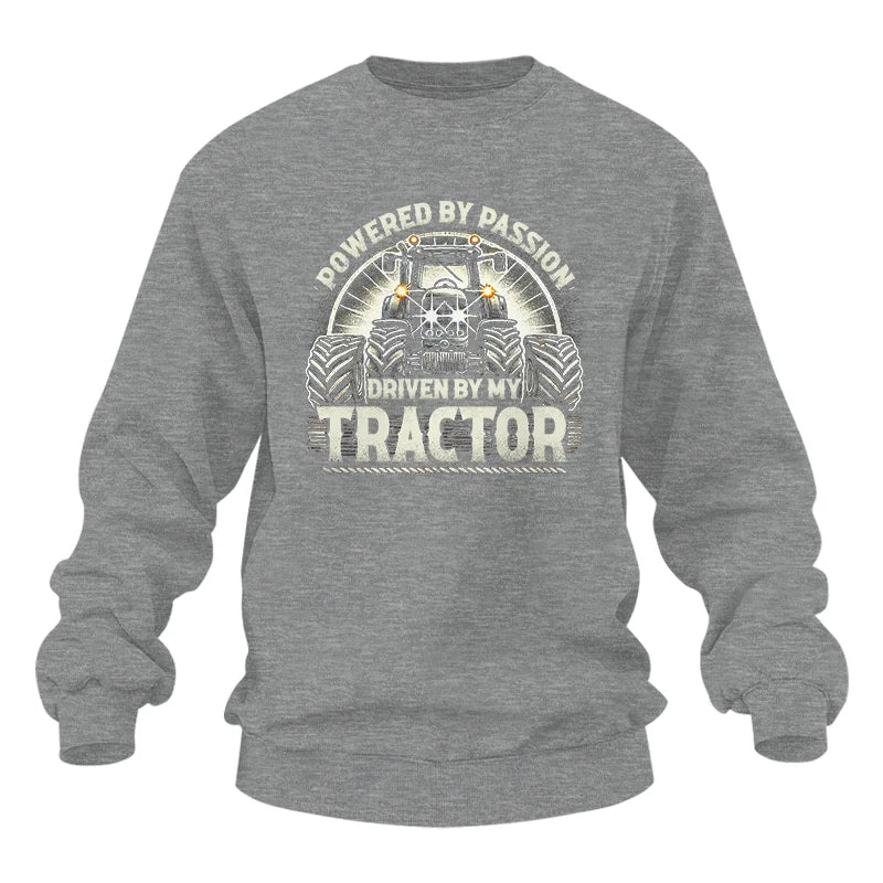 Image of Powered By Passion Driven By My Tractor 6 - Unisex Heavy Blend™ Crewneck Sweatshirt