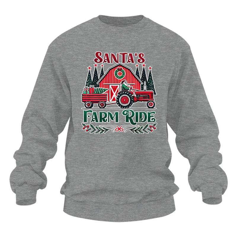 Santa's Farm Ride 1 - Unisex Heavy Blend™ Crewneck Sweatshirt