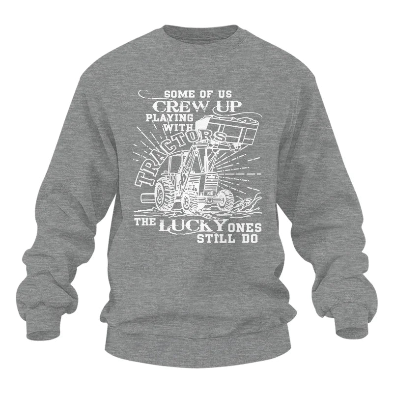 Some Of Us Grew Up Playing With Tractors 1 - Unisex Heavy Blend™ Crewneck Sweatshirt