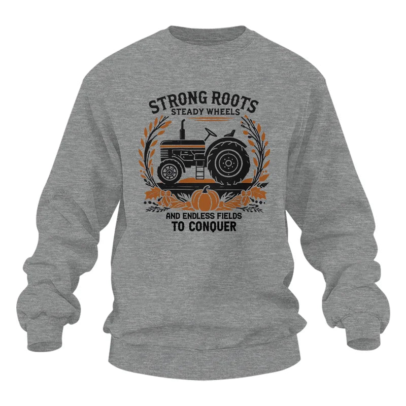 Thanksgiving Farmer Endless Fields To Conquer 3 - Unisex Heavy Blend™ Crewneck Sweatshirt