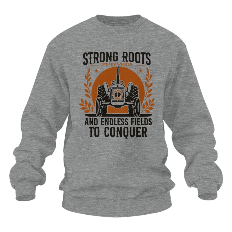 Thanksgiving Farmer Endless Fields To Conquer 4 - Unisex Heavy Blend™ Crewneck Sweatshirt