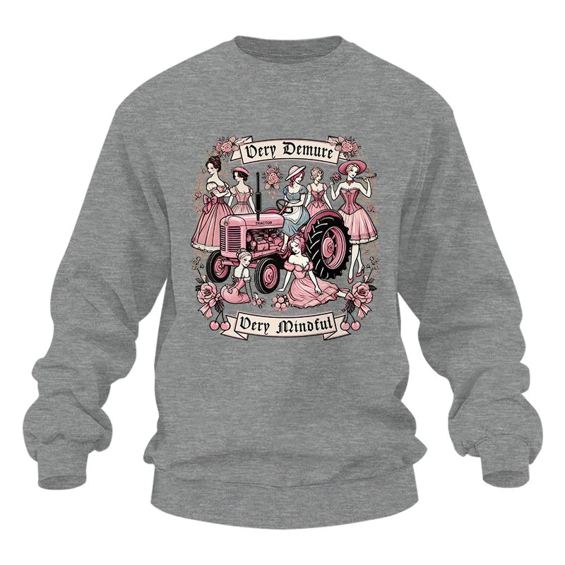 Image of Very Demure Very Mindful Tractor - Unisex Heavy Blend™ Crewneck Sweatshirt