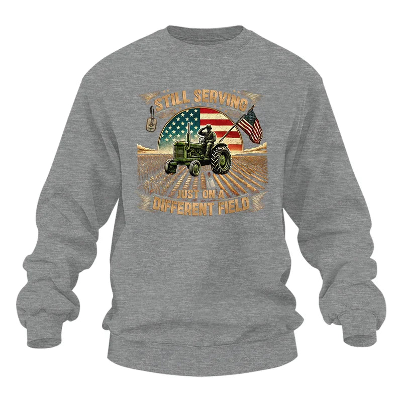 Image of Veteran Farmer Still Serving 8 - Unisex Heavy Blend™ Crewneck Sweatshirt