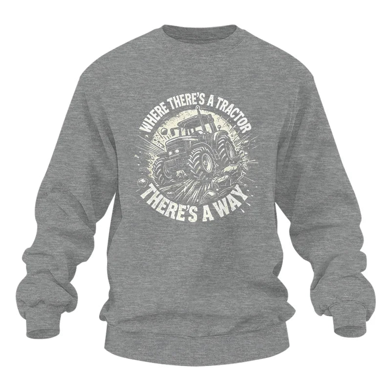 Image of Where There's A Tractor There's A Way 2 - Unisex Heavy Blend™ Crewneck Sweatshirt