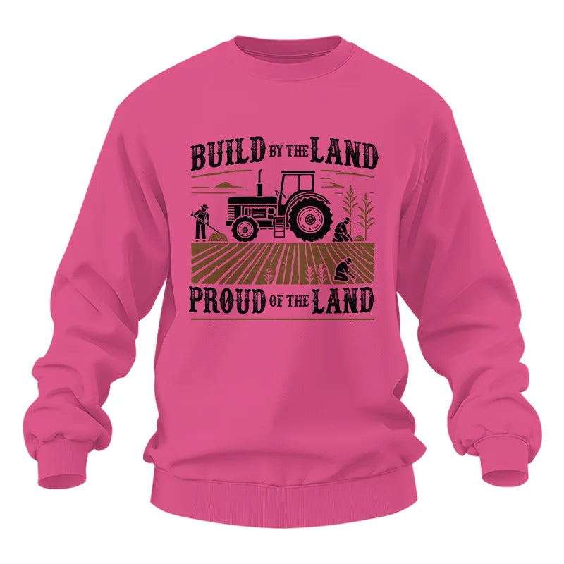 Built By The Land_Proud Of The Land - Unisex Heavy Blend™ Crewneck Sweatshirt