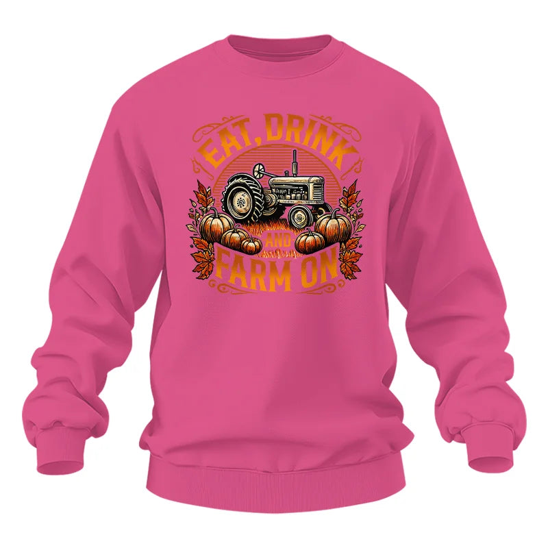 Eat Drink and Farm On 2 - Unisex Heavy Blend™ Crewneck Sweatshirt