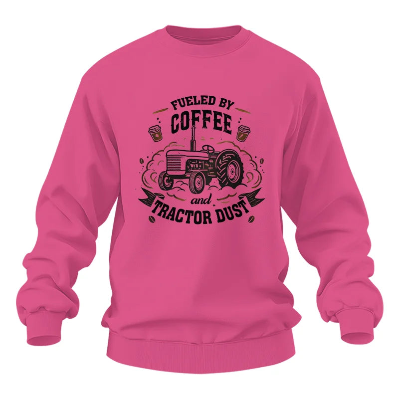 Fueled By Coffee And Tractor Dust - Unisex Heavy Blend™ Crewneck Sweatshirt