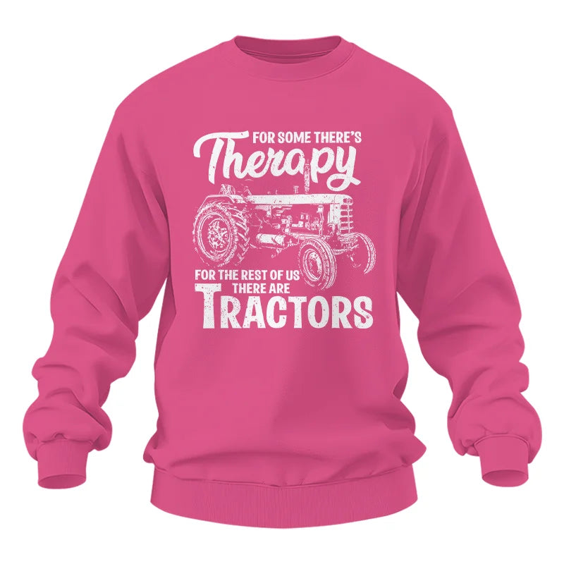 Funny Farmer Therapy Vintage Tractor Lover - Unisex Heavy Blend™ Crewneck Sweatshirt