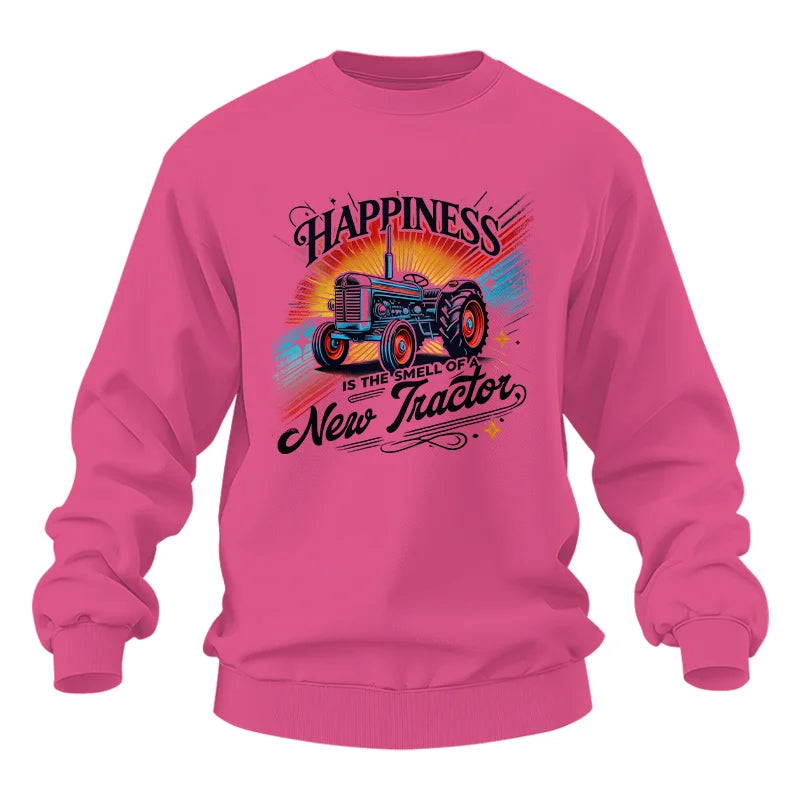 Happiness Is The Smell Of A New Tractor - Unisex Heavy Blend™ Crewneck Sweatshirt