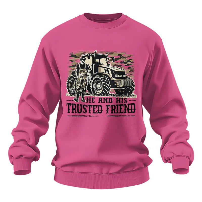 He and His Trusted Friend - Unisex Heavy Blend™ Crewneck Sweatshirt