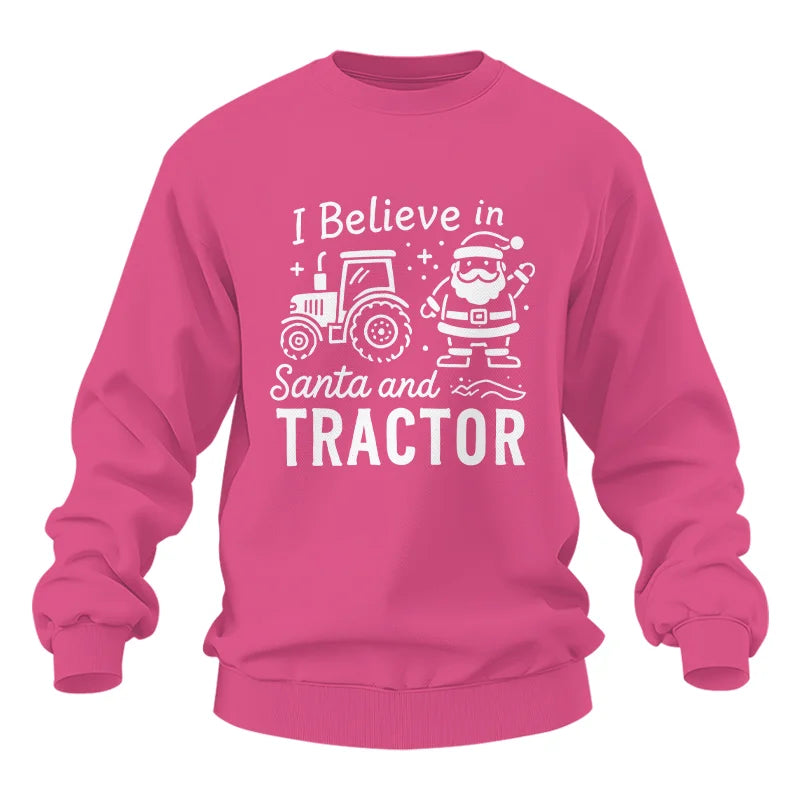 I Believe In Santa And Tractor - Unisex Heavy Blend™ Crewneck Sweatshirt