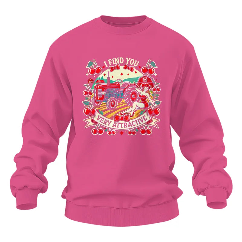 Image of I Find You Very Attractive Red Cherry - Unisex Heavy Blend™ Crewneck Sweatshirt