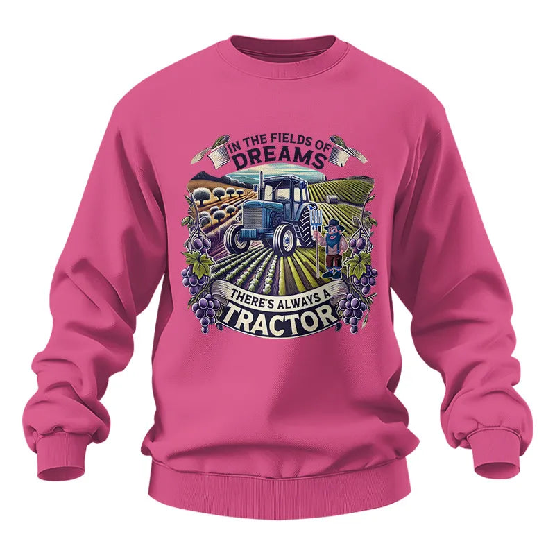 Image of In The Fields Of Dreams There's Always A Tractor 1 - Unisex Heavy Blend™ Crewneck Sweatshirt