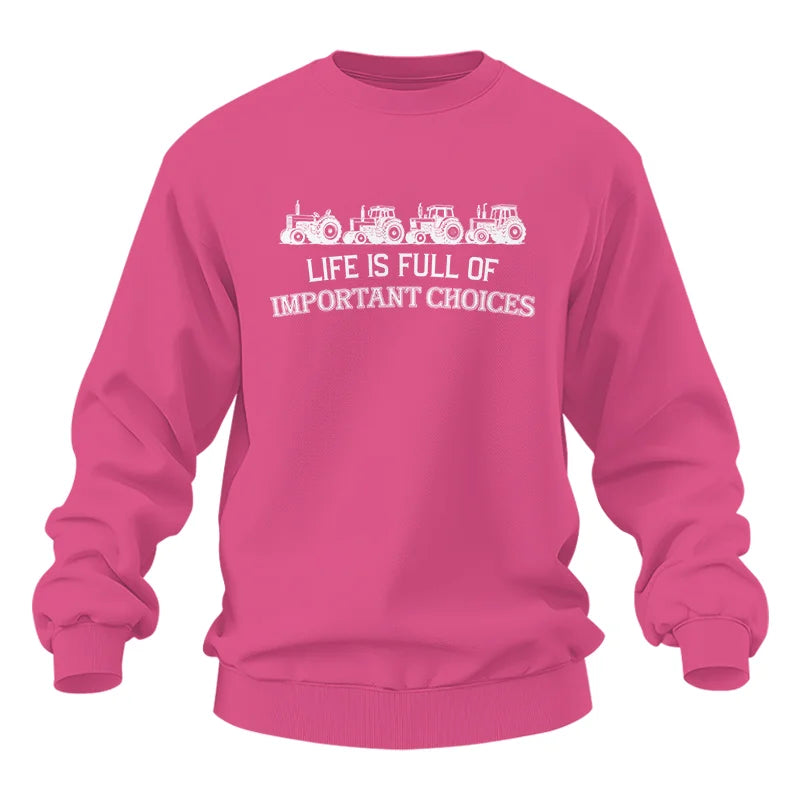 Image of Life Is Full Of Important Choices 11 - Unisex Heavy Blend™ Crewneck Sweatshirt