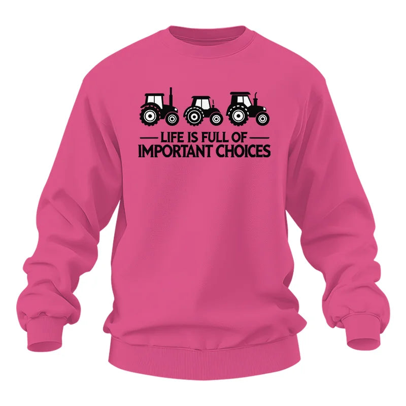 Image of Life Is Full Of Important Choices 17 - Unisex Heavy Blend™ Crewneck Sweatshirt