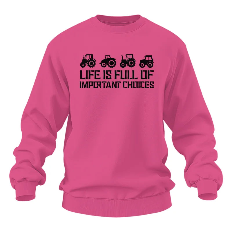 Image of Life Is Full Of Important Choices 20 - Unisex Heavy Blend™ Crewneck Sweatshirt