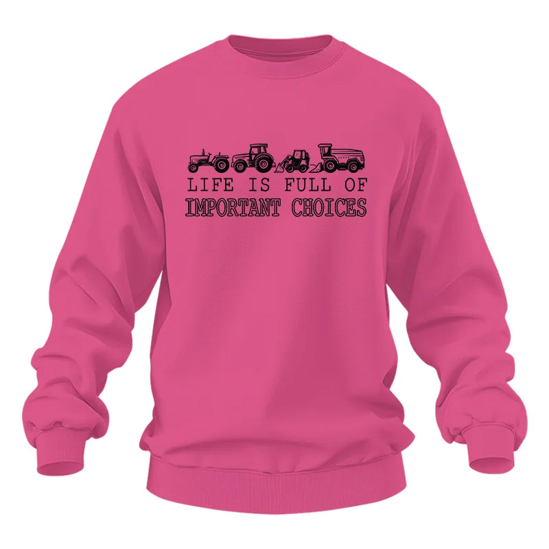 Image of Life Is Full Of Important Choices 28 - Unisex Heavy Blend™ Crewneck Sweatshirt