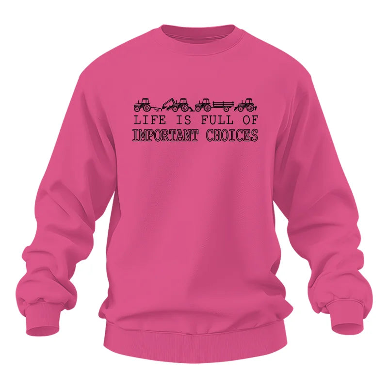 Image of Life Is Full Of Important Choices 8 - Unisex Heavy Blend™ Crewneck Sweatshirt