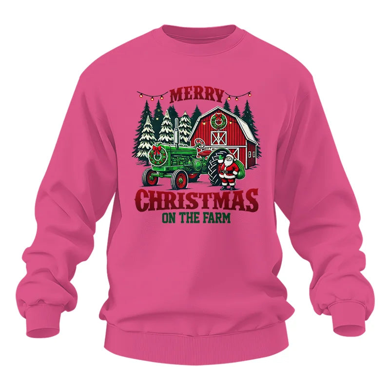 Image of Merry Christmas On The Farm 3 - Unisex Heavy Blend™ Crewneck Sweatshirt