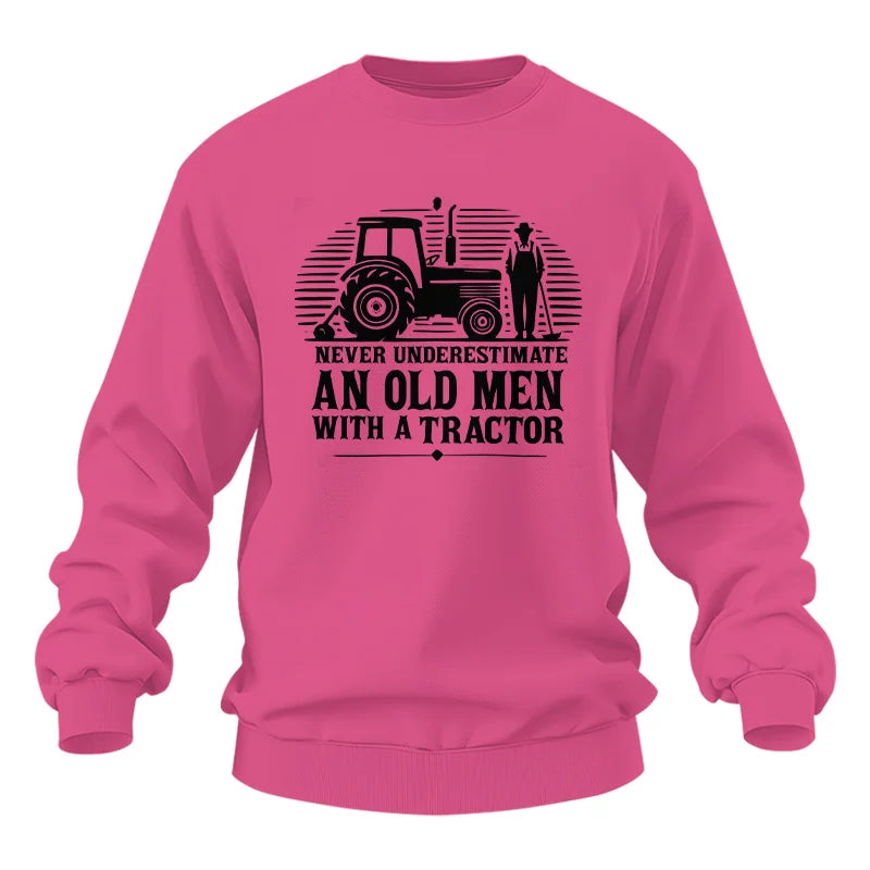 Image of Never Underestimate An Old Men With A Tractor - Unisex Heavy Blend™ Crewneck Sweatshirt