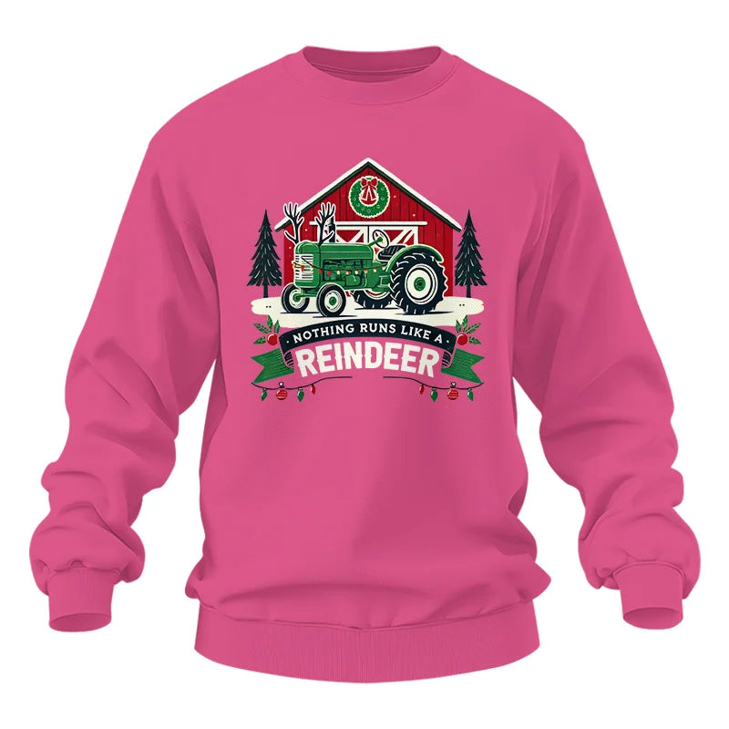 Nothing Runs Like A Reindeer 2 - Unisex Heavy Blend™ Crewneck Sweatshirt