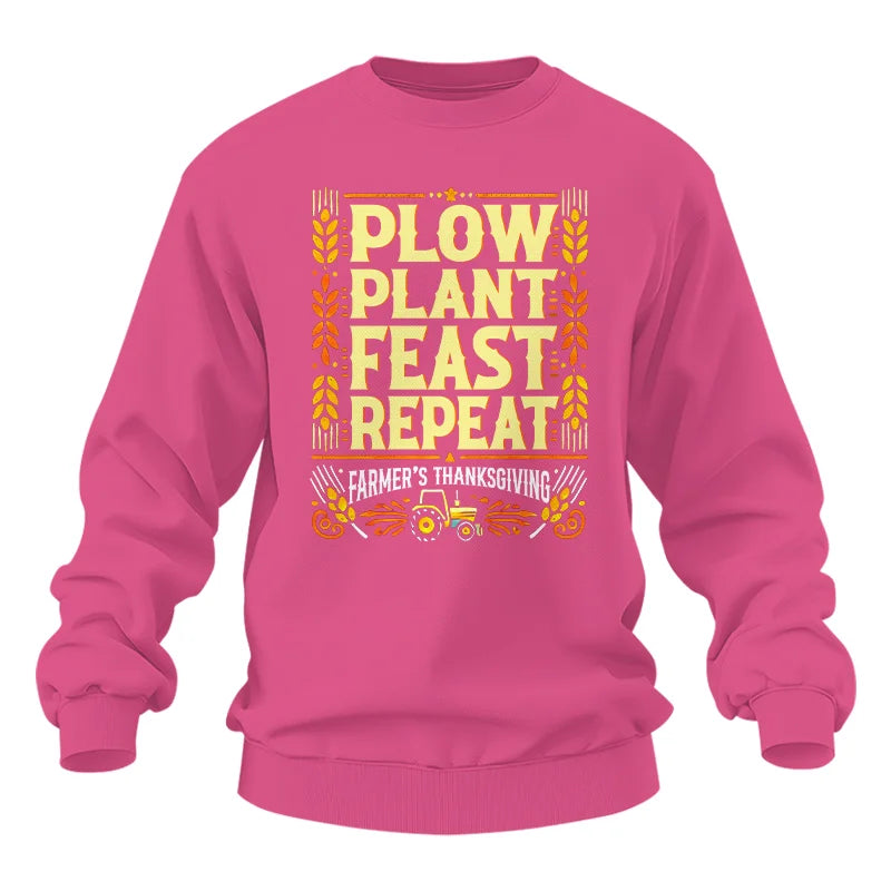 Plow Plant Feast Repeat - Unisex Heavy Blend™ Crewneck Sweatshirt