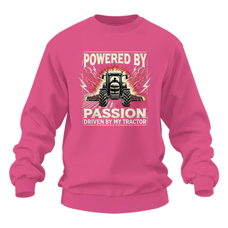 Powered By Passion Driven By My Tractor 4 - Unisex Heavy Blend™ Crewneck Sweatshirt