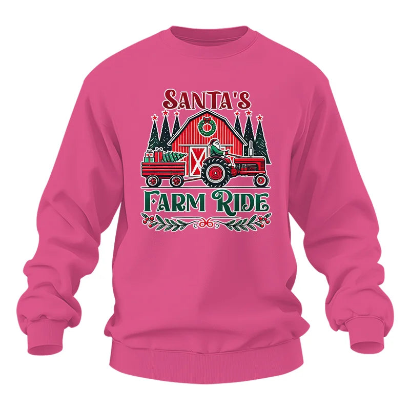 Santa's Farm Ride 1 - Unisex Heavy Blend™ Crewneck Sweatshirt