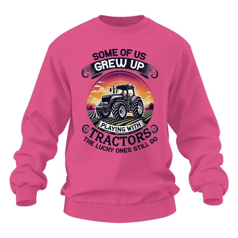 Some Of Us Grew Up Playing With Tractors 4 - Unisex Heavy Blend™ Crewneck Sweatshirt