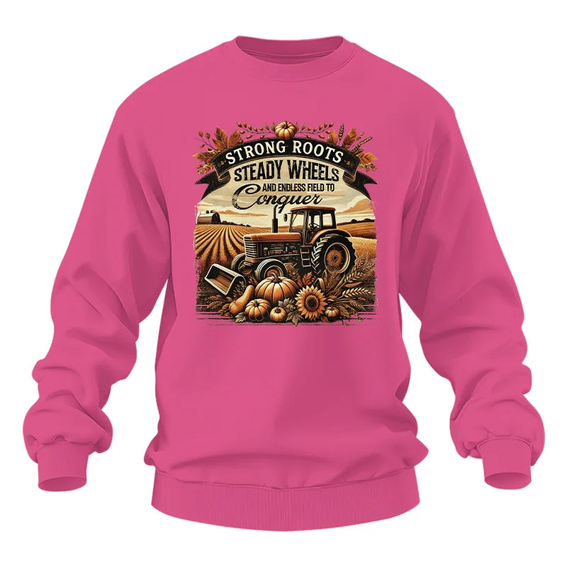 Thanksgiving Farmer Endless Fields To Conquer 2 - Unisex Heavy Blend™ Crewneck Sweatshirt