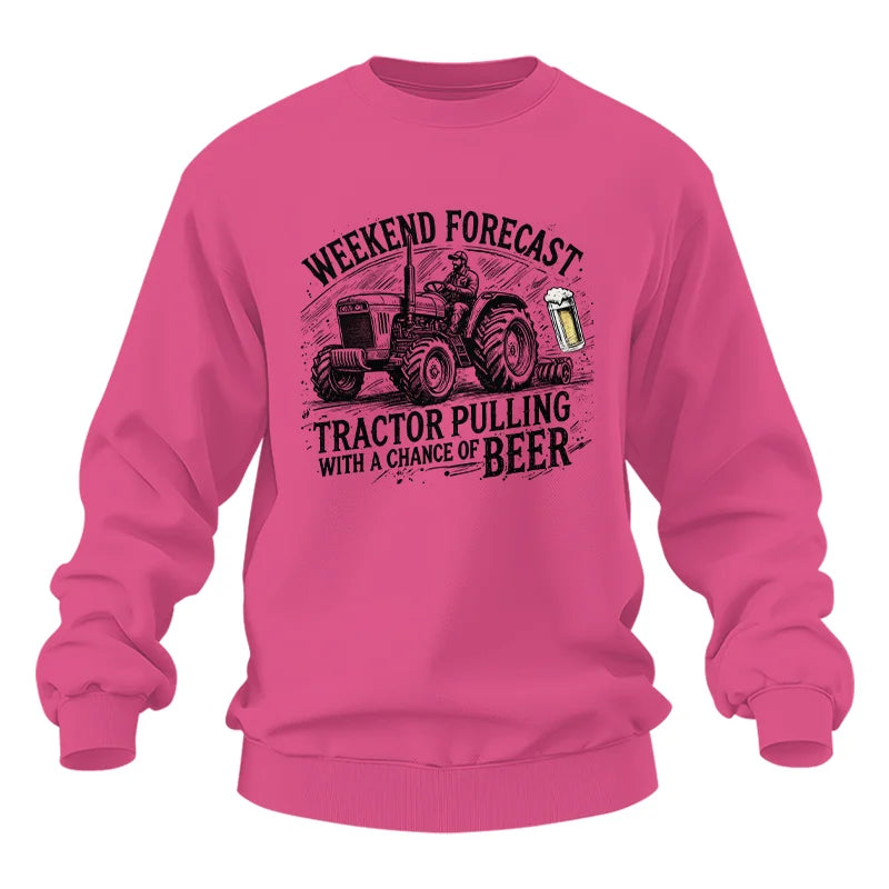 Image of Tractor With A Chance Of Beer - Unisex Heavy Blend™ Crewneck Sweatshirt