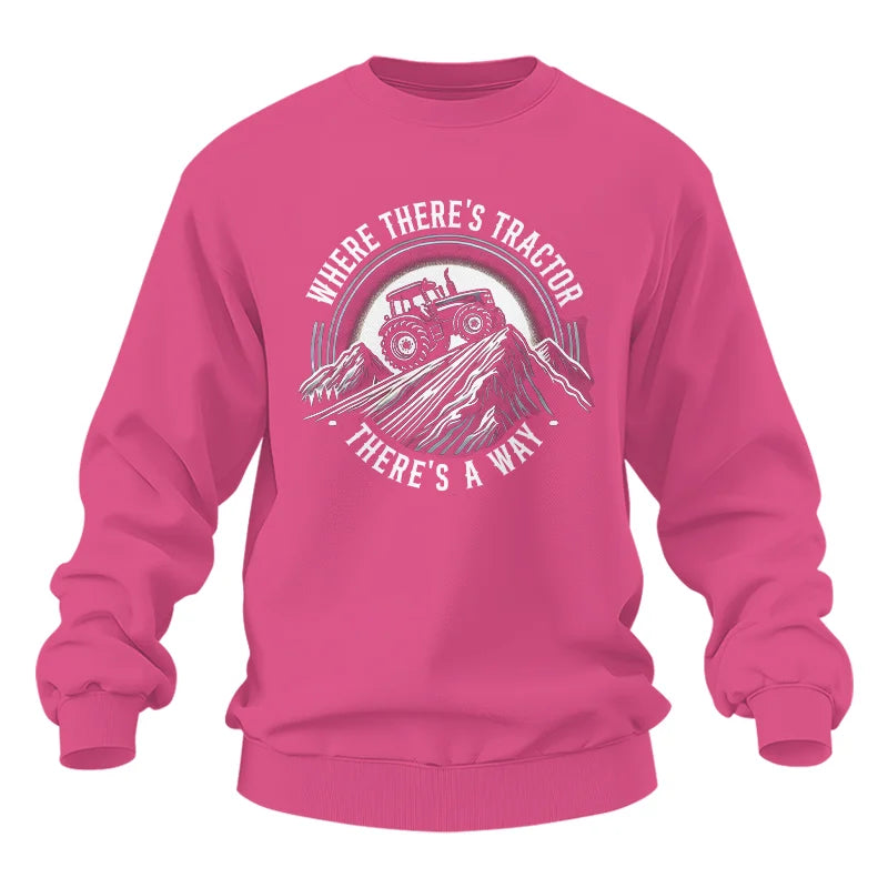 Where There's A Tractor There's A Way 4 - Unisex Heavy Blend™ Crewneck Sweatshirt