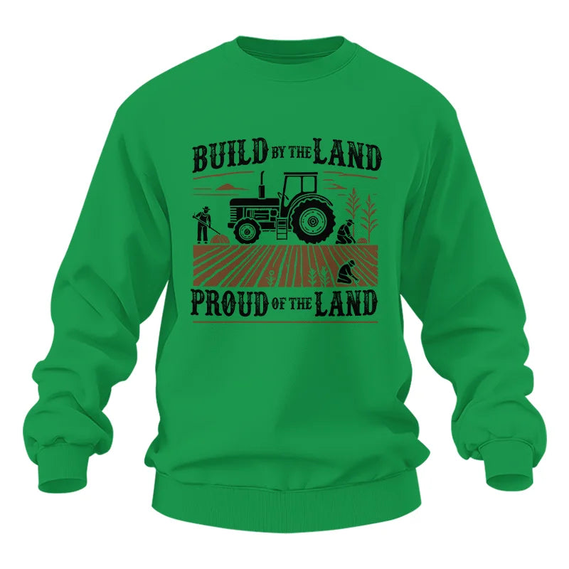 Built By The Land_Proud Of The Land - Unisex Heavy Blend™ Crewneck Sweatshirt