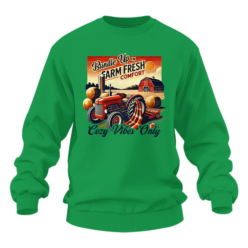 Bundle Up in Farm Fresh Comfort_Cozy Vibes Only 2 - Unisex Heavy Blend™ Crewneck Sweatshirt