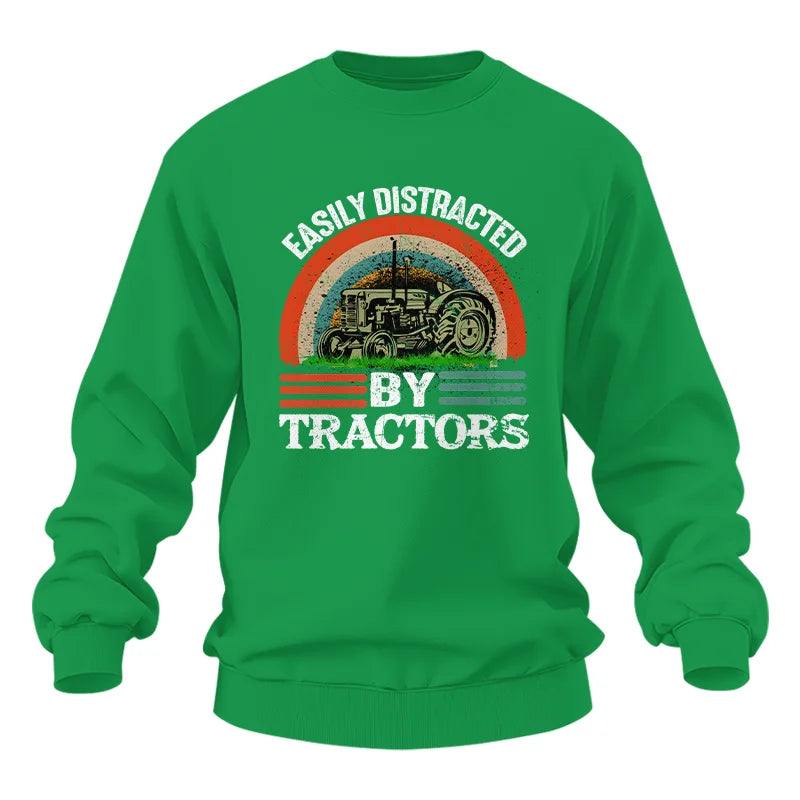 Image of Easily Distracted By Tractors - Unisex Heavy Blend™ Crewneck Sweatshirt