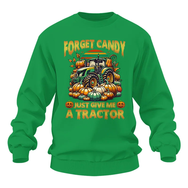 Forget Candy Just Give Me A Tractor - Unisex Heavy Blend™ Crewneck Sweatshirt