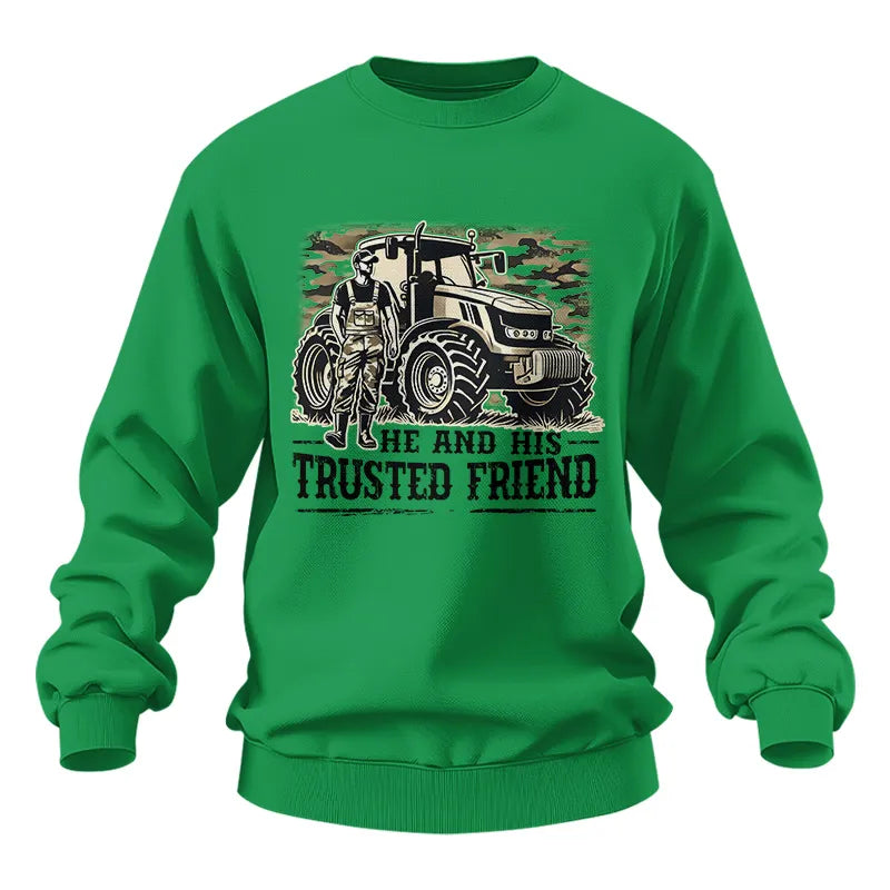 He and His Trusted Friend - Unisex Heavy Blend™ Crewneck Sweatshirt