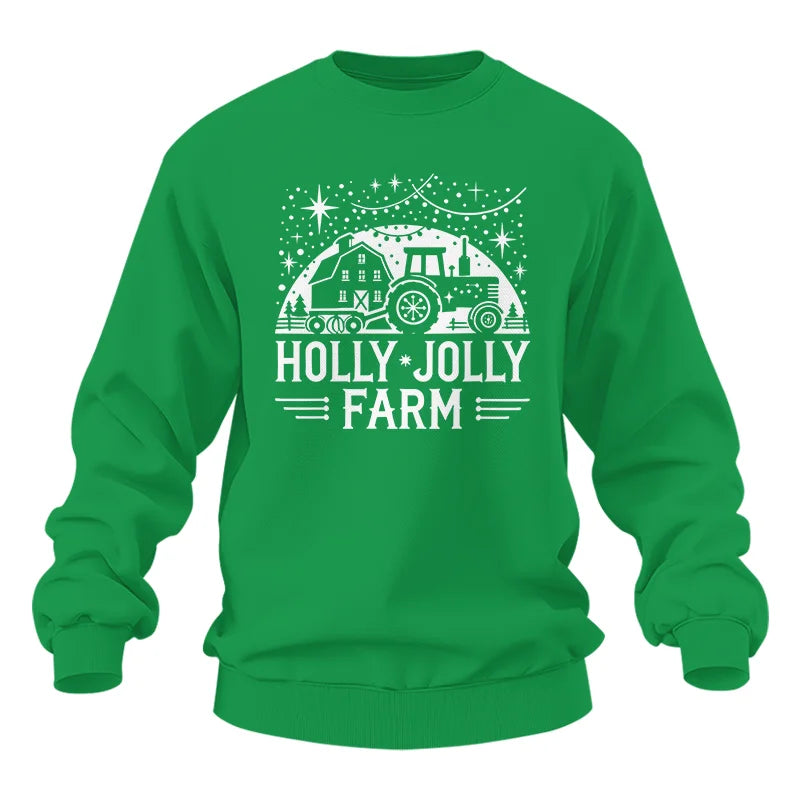 Image of Holly Jolly Farm 2 - Unisex Heavy Blend™ Crewneck Sweatshirt