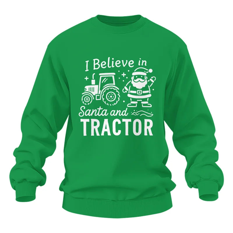 I Believe In Santa And Tractor - Unisex Heavy Blend™ Crewneck Sweatshirt