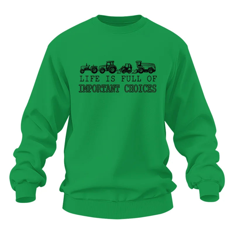 Life Is Full Of Important Choices 14 - Unisex Heavy Blend™ Crewneck Sweatshirt