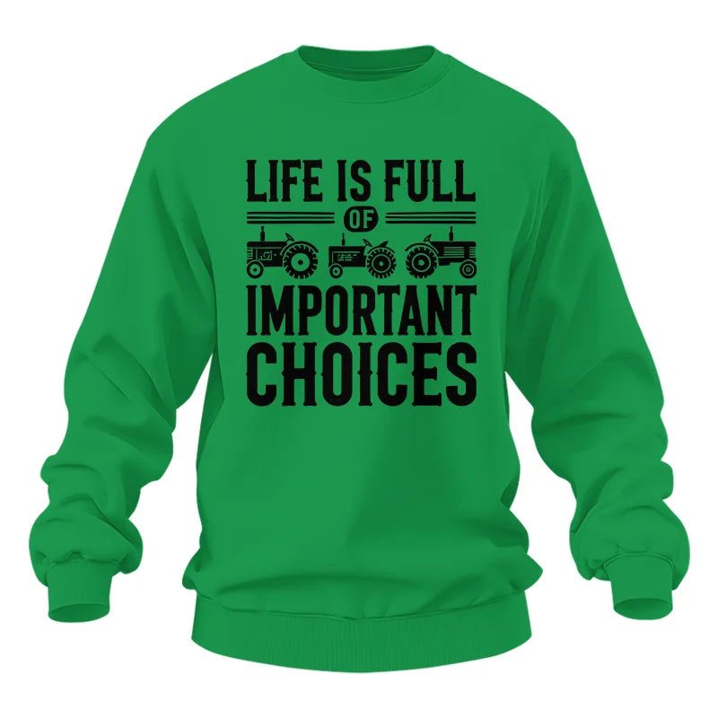 Life Is Full Of Important Choices 26 - Unisex Heavy Blend™ Crewneck Sweatshirt