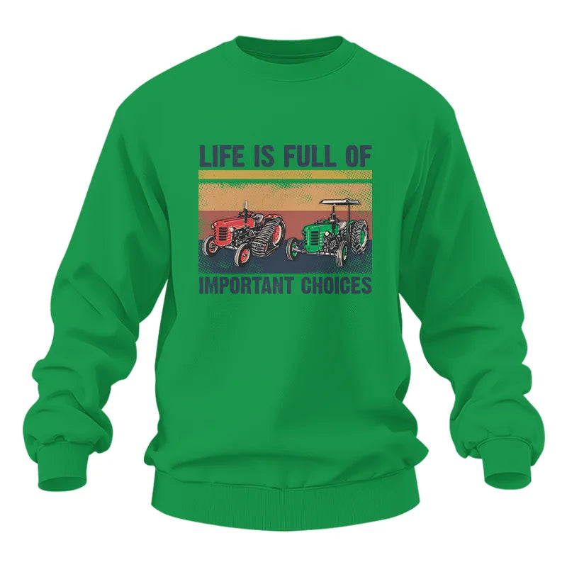 Image of Life Is Full Of Important Choices 37 - Unisex Heavy Blend™ Crewneck Sweatshirt