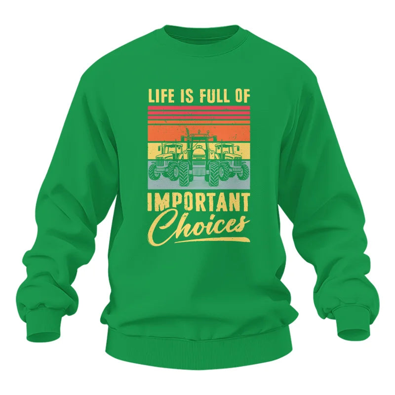 Image of Life Is Full Of Important Choices 39 - Unisex Heavy Blend™ Crewneck Sweatshirt