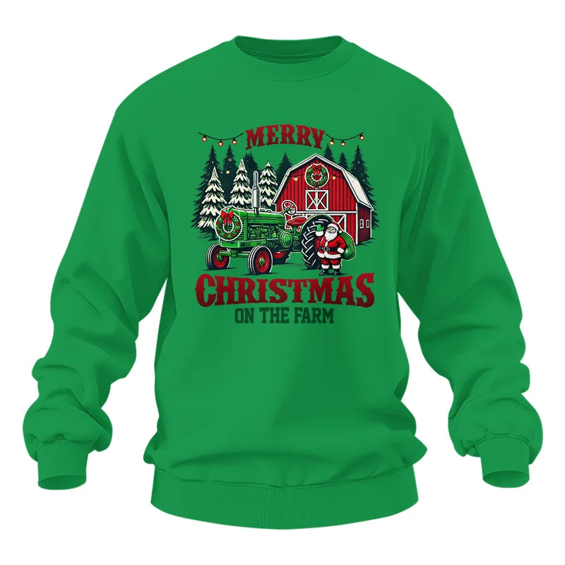 Image of Merry Christmas On The Farm 3 - Unisex Heavy Blend™ Crewneck Sweatshirt