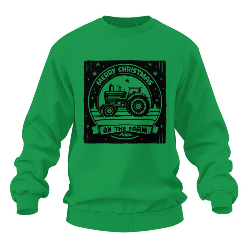 Merry Chritmas On The Farm 5 - Unisex Heavy Blend™ Crewneck Sweatshirt