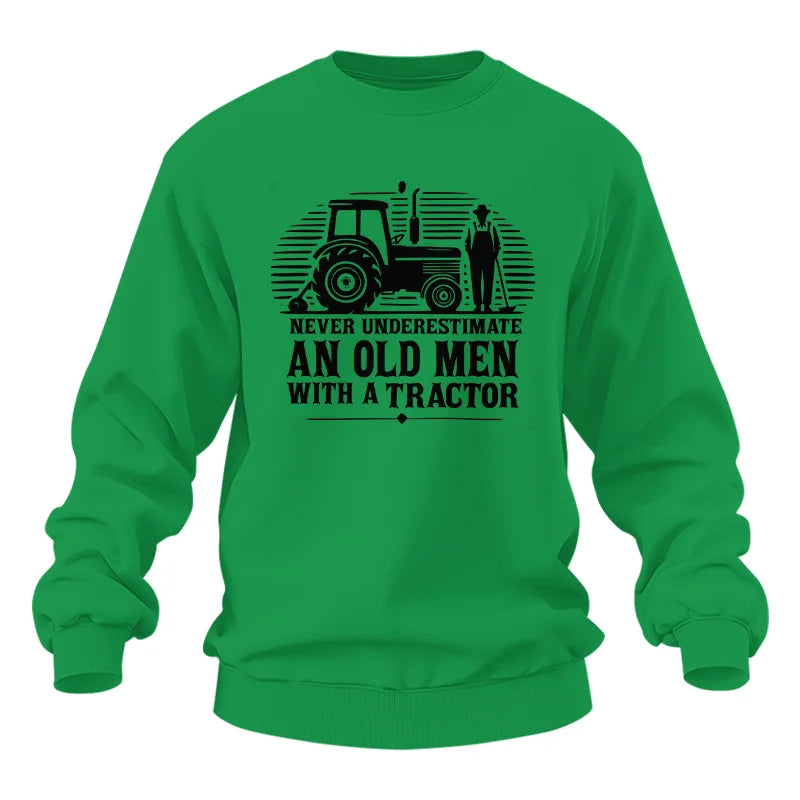 Image of Never Underestimate An Old Men With A Tractor - Unisex Heavy Blend™ Crewneck Sweatshirt