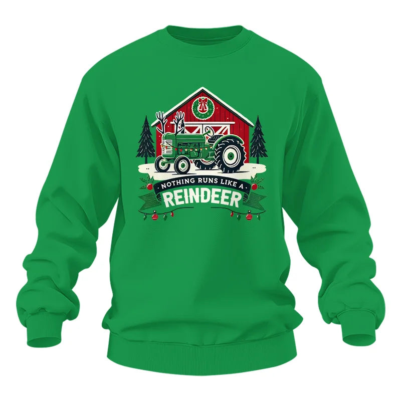 Nothing Runs Like A Reindeer 2 - Unisex Heavy Blend™ Crewneck Sweatshirt